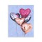 Stupell Industries Vibrant Heart Balloons Wall Plaque, design by Michael Willett
